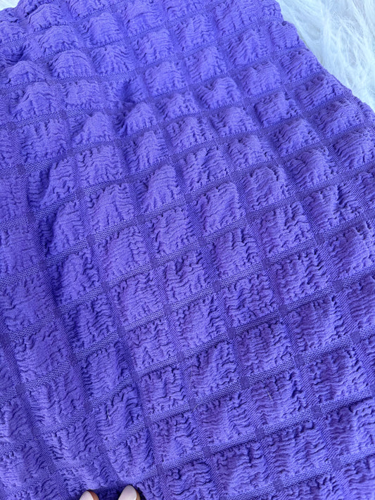 Purple Popcorn Bow Wrap