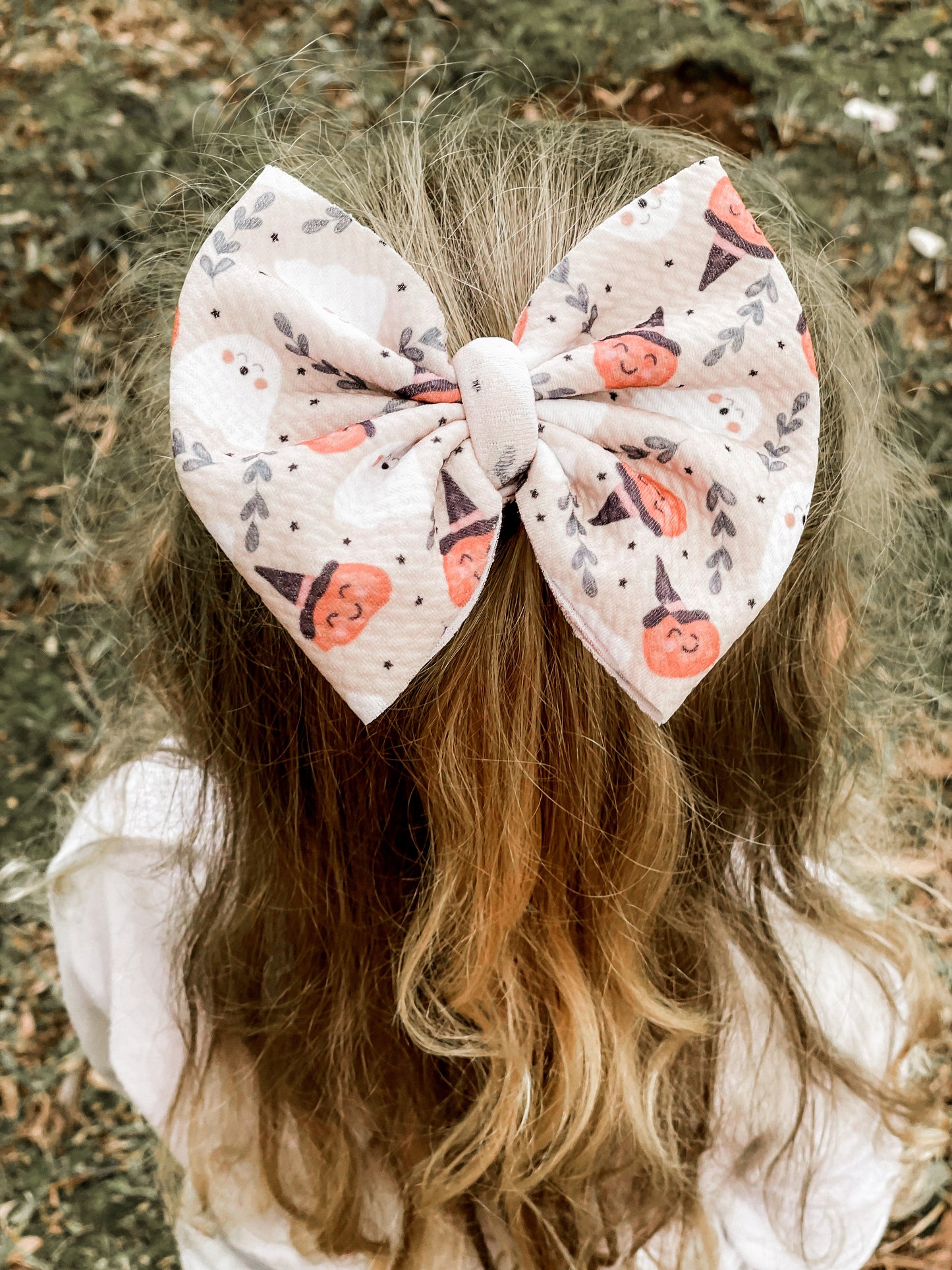 Boo Crew Bow Wrap