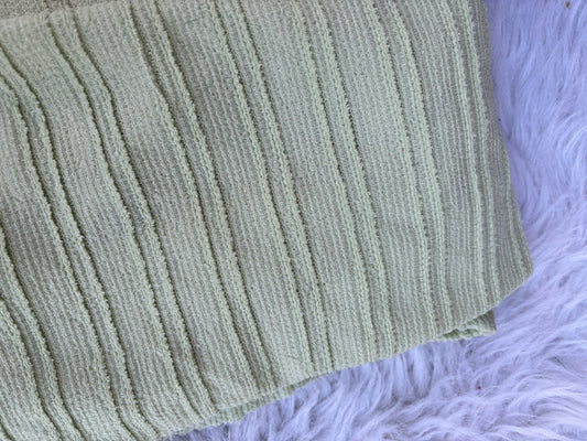 Sage Ruffle Bow Wrap