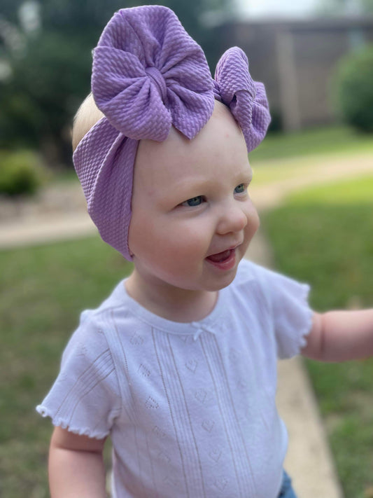 Lilac Bow Wrap