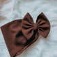 Chocolate Bow Wrap